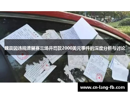 魏震因违规遭禁赛三场并罚款2000美元事件的深度分析与讨论
