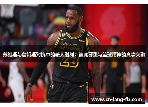 戴维斯与詹姆斯对抗中的感人时刻：彼此尊重与篮球精神的真挚交融