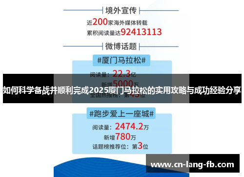 如何科学备战并顺利完成2025厦门马拉松的实用攻略与成功经验分享